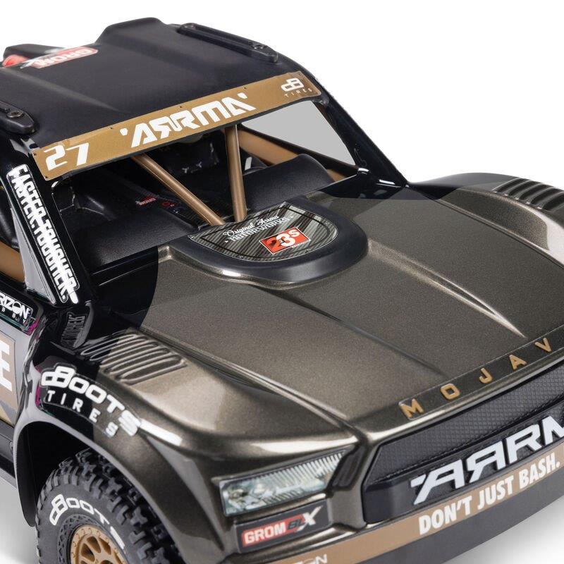 ARRMA MOJAVE GROM 223S BLX Brushless 4X4 Small Scale Desert Truck RTR, Black - 16