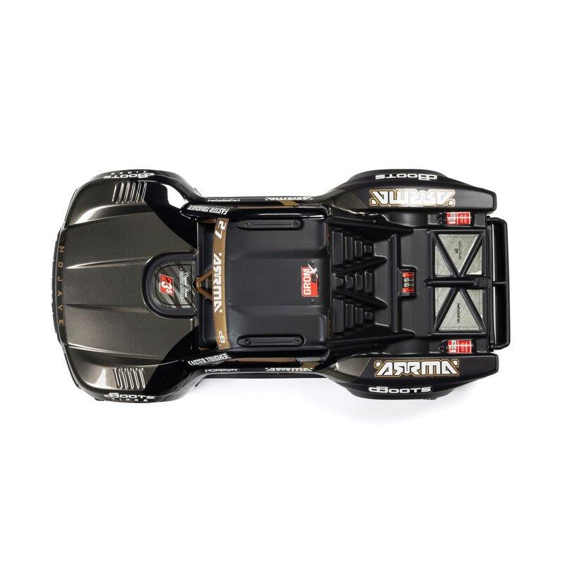 ARRMA MOJAVE GROM 223S BLX Brushless 4X4 Small Scale Desert Truck RTR, Black - 12