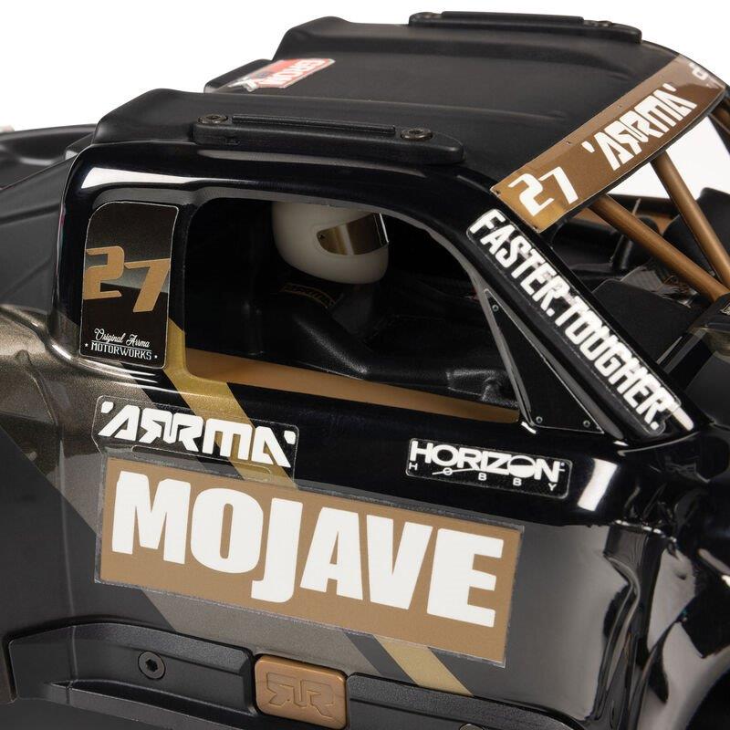 ARRMA MOJAVE GROM 223S BLX Brushless 4X4 Small Scale Desert Truck RTR, Black - 14