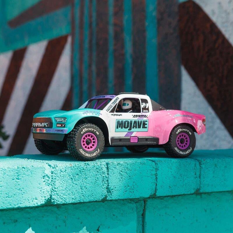 ARRMA MOJAVE GROM 223S BLX Brushless 4X4 Small Scale Truck RTR Bttry, Chrgr Teal