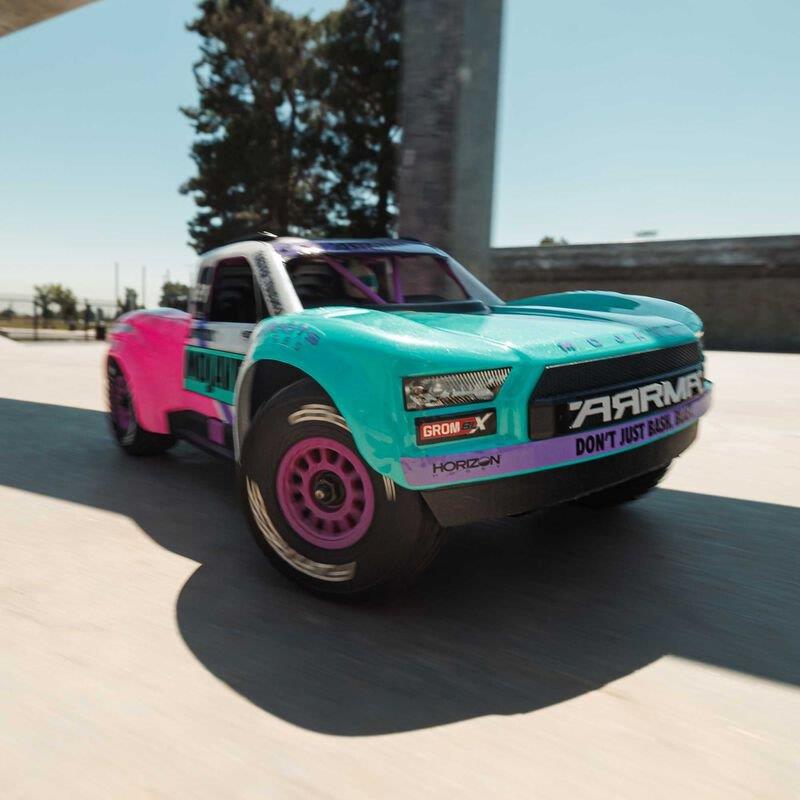 ARRMA MOJAVE GROM 223S BLX Brushless 4X4 Small Scale Truck RTR Bttry, Chrgr Teal - 5