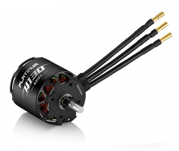 Hobbywing Platinum 4130SL 420kV 6S Motor D49.5 x 82.3mm 107A/2384W/64s - 4