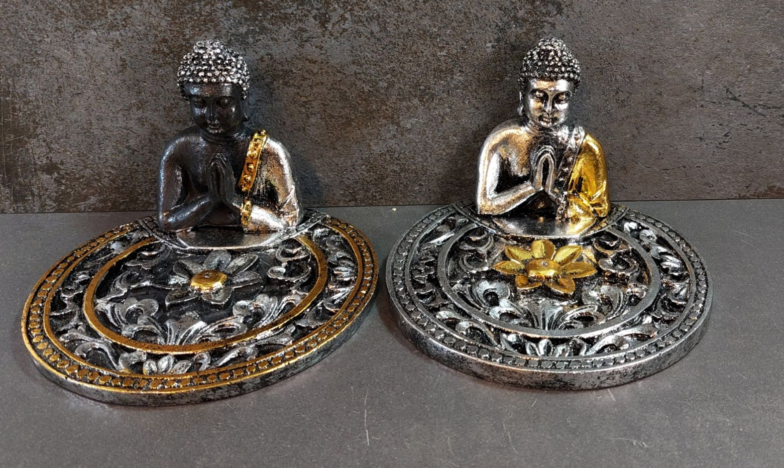 Thai Buddha Rökelsehållare - rundad form - 2