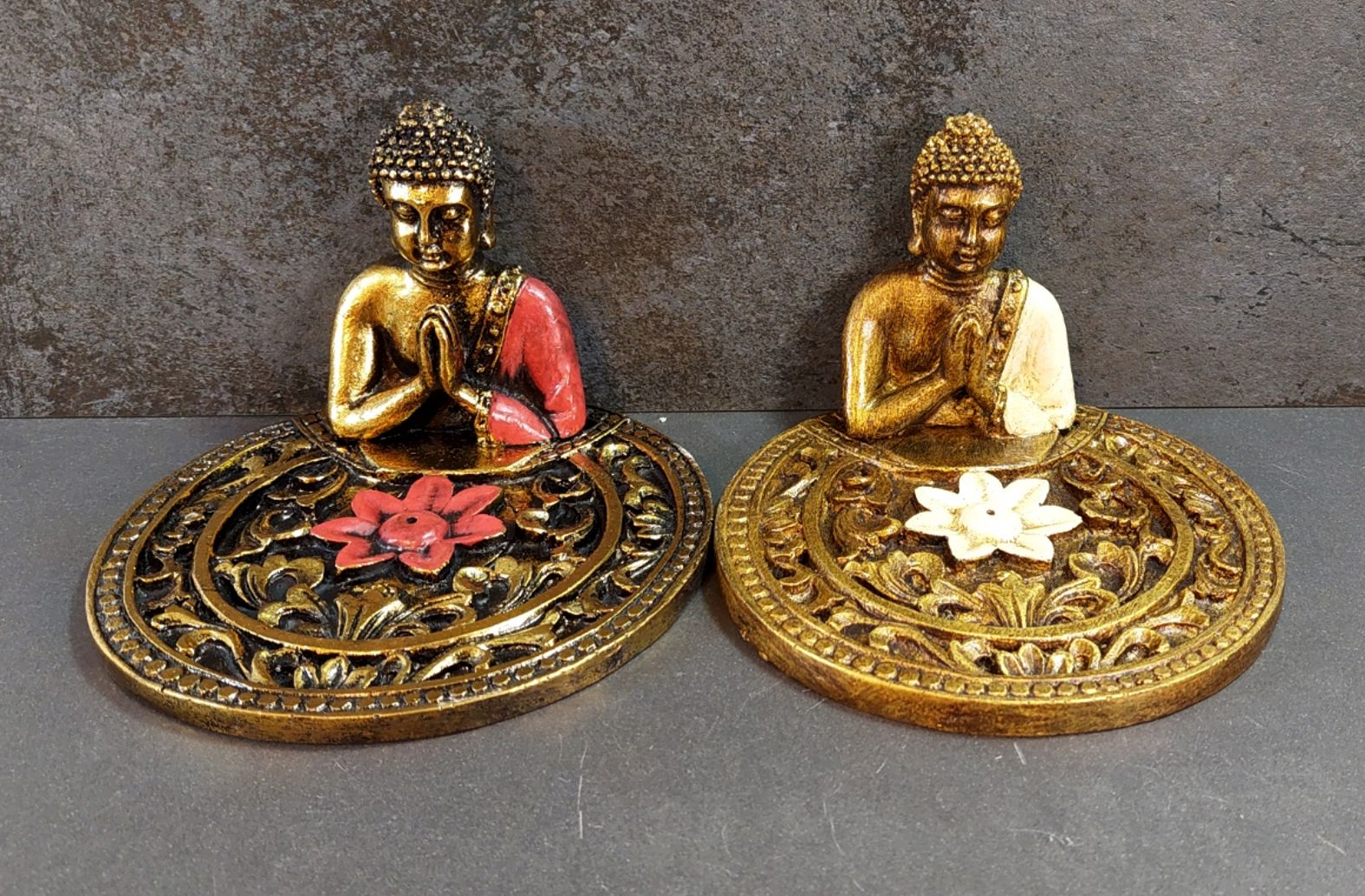 Thai Buddha Rökelsehållare - rundad form - 3