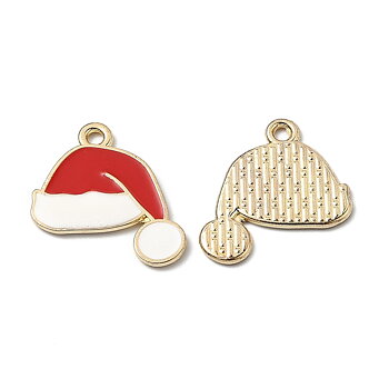Charm Enameld  santa claus hat