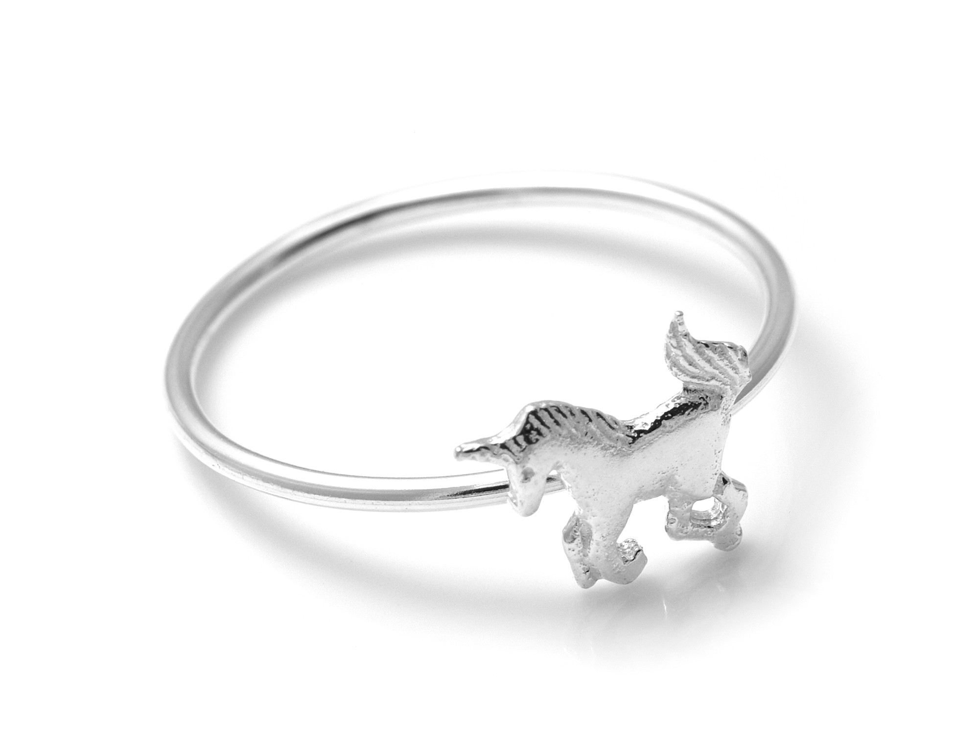 Enhörning Ring i Äkta 925 Silver storlek 7, Sagohäst eller Sagoväsen Accessoar, Fantasy Smycke - 2