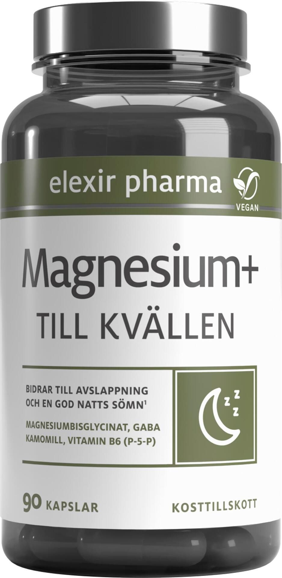 Elexir Pharma Magnesium+ Till Kvällen 90 st