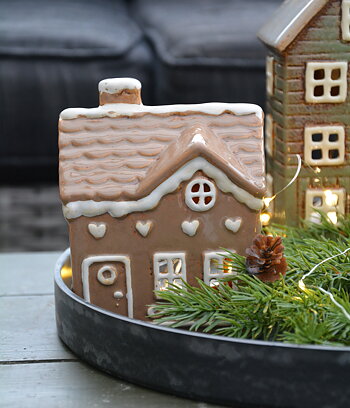 Huslykta pepparkakshus NR 3 i keramik