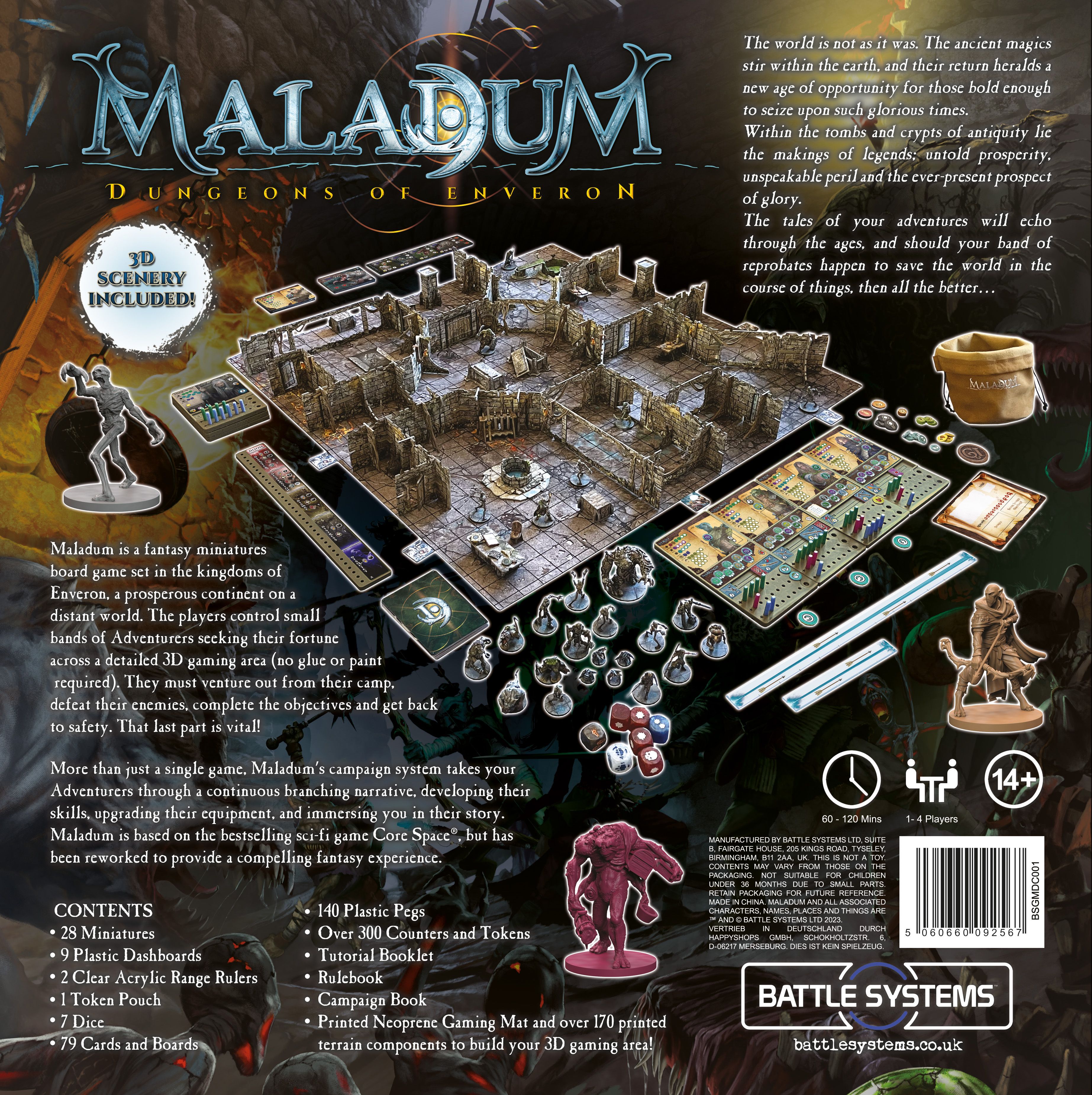Maladum: Dungeons of Enveron - Starter Set (retail ed.) - 2