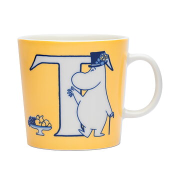 Arabia Moomin mug 40 cl - Letter mug "T"