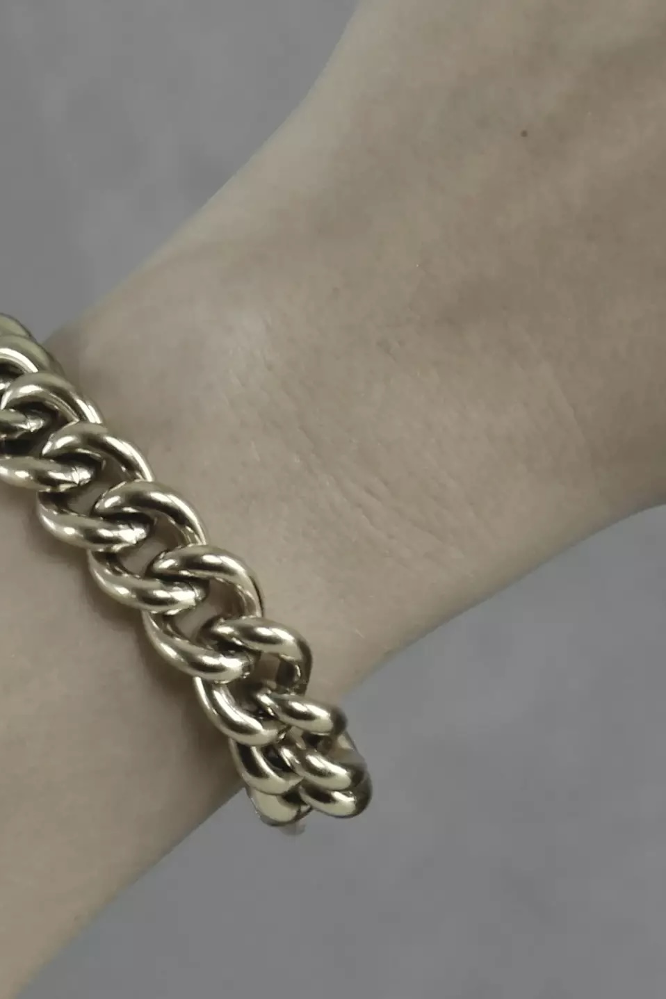 Dansk Copenhagen - Courage Waterproof Mega Chunky Panzer Bracelet 18K Gold Plating - 5