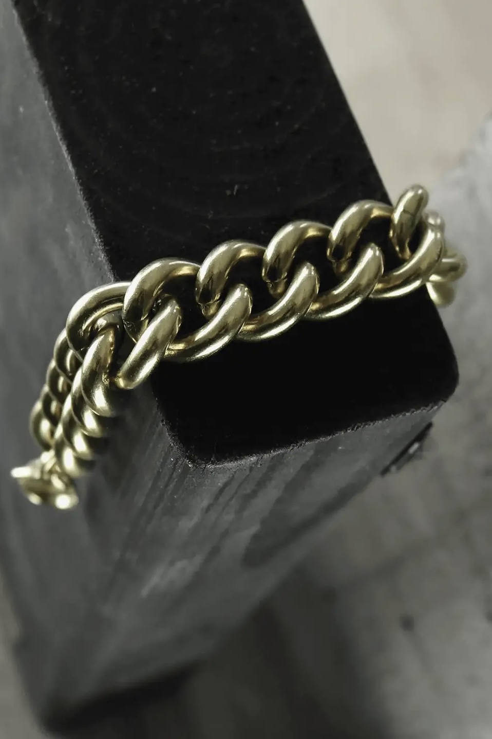 Dansk Copenhagen - Courage Waterproof Mega Chunky Panzer Bracelet 18K Gold Plating - 3