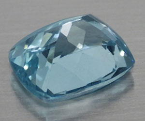 1,55 ct lujosa forma de cojín natural top lustre azul paraiba apatita - 2
