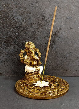 Ganesha Rökelsehållare - rundad form