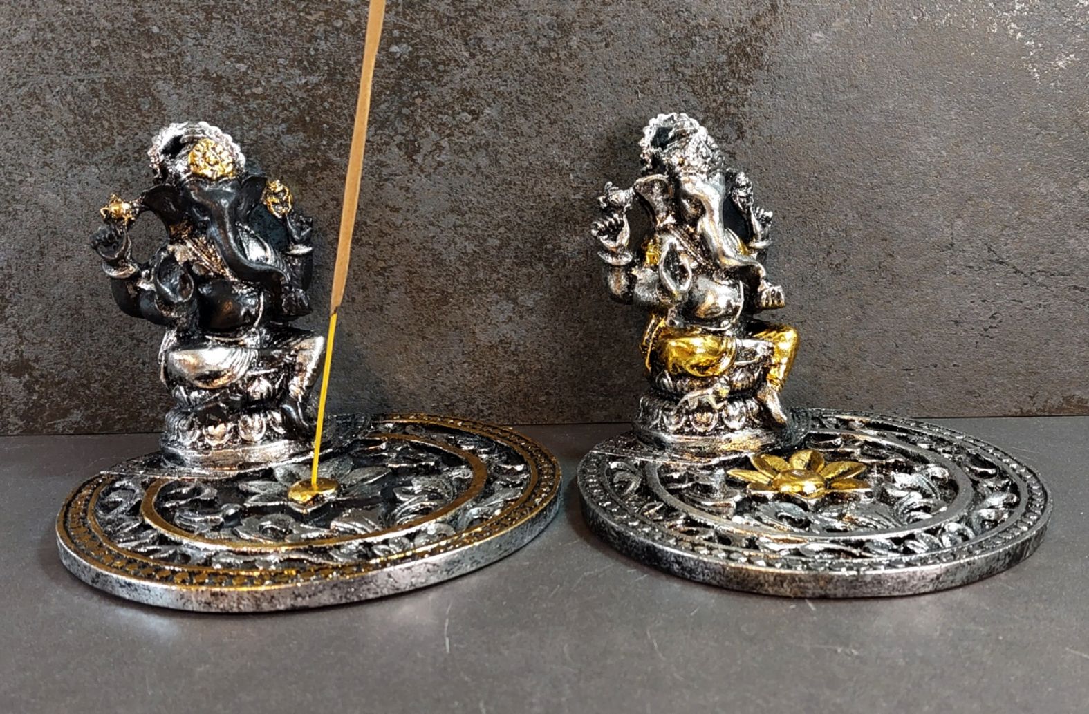 Ganesha Rökelsehållare - rundad form - 3