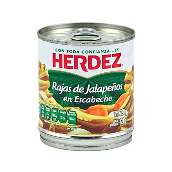Herdez Jalapeno Rajas 205 gr.