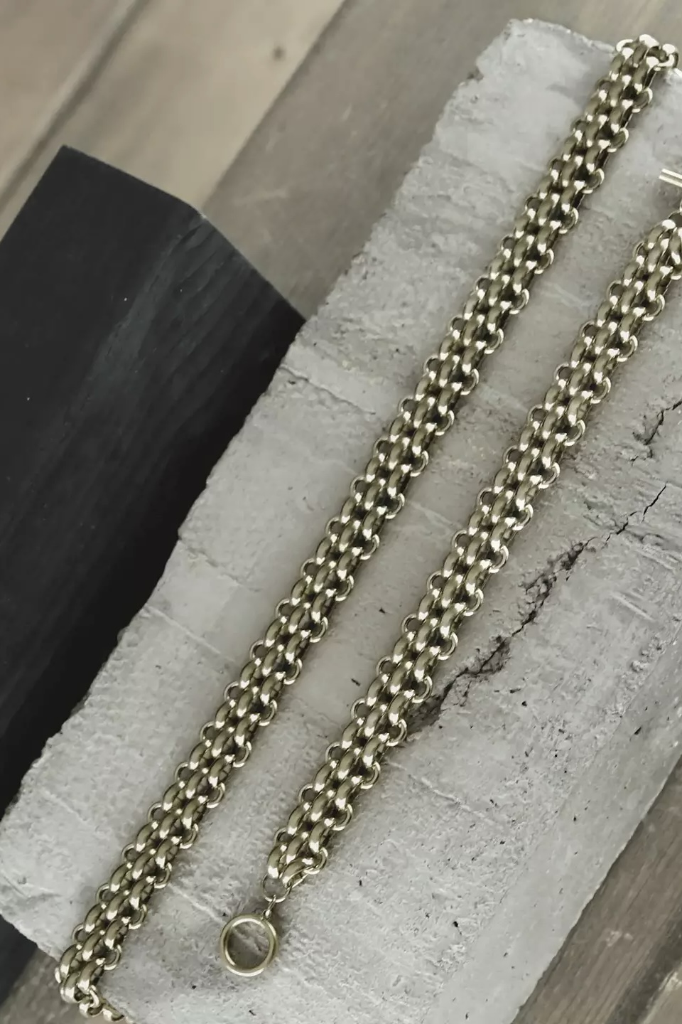 Dansk Copenhagen - Courage Waterproof Crochet T Bar Bracelet Gold Plating - 5