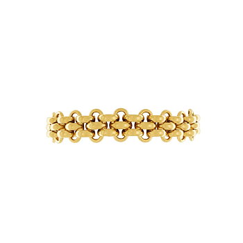 Dansk Copenhagen - Courage Waterproof Crochet T Bar Bracelet Gold Plating