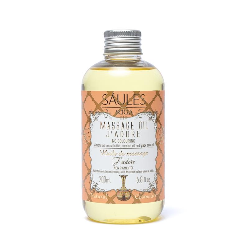 Naturlig massageolja J'adore  200 ml