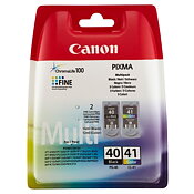 Canon PG-40 | CL-41 svart + färg bläckpatron 2-pack (original)