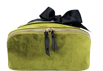 Box Makeup & Toiletry - Green Velvet