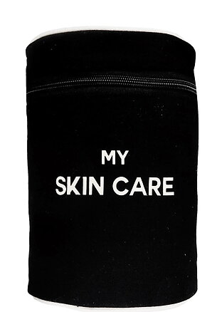 Round My skin care case - black