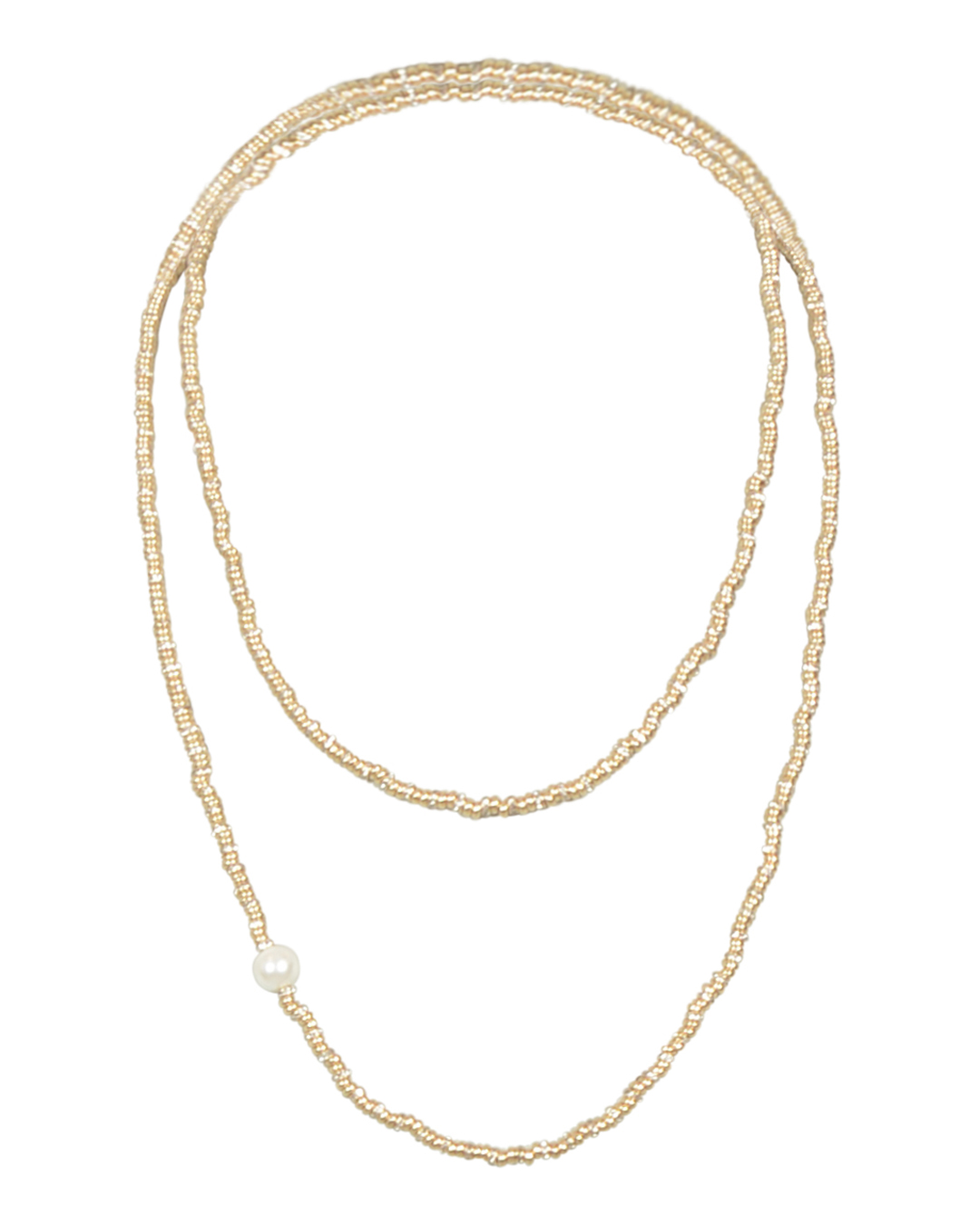 Halsband Glow long guld - 2