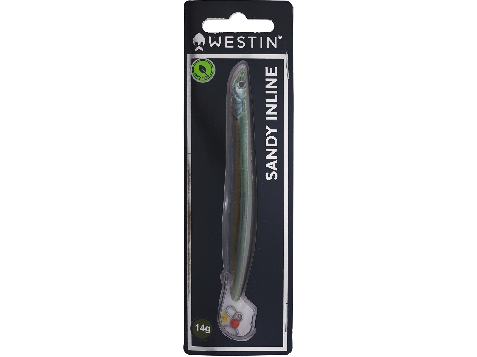Westin sandy inline 18g 10.5cm coastal wobbler, sandeel imitation for sea trout
