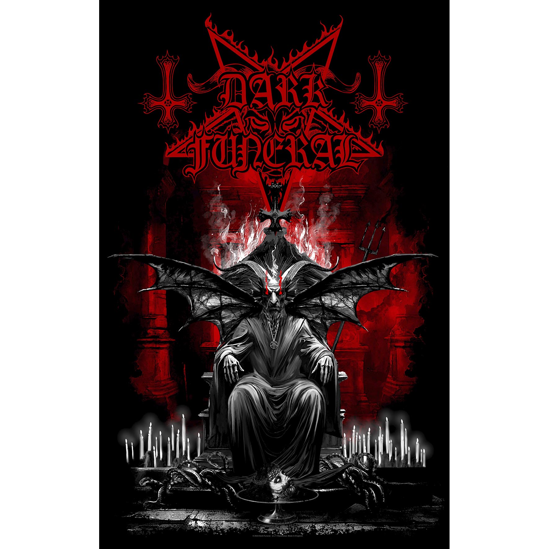 DARK FUNERAL TEXTILE POSTER - BAPHOMET