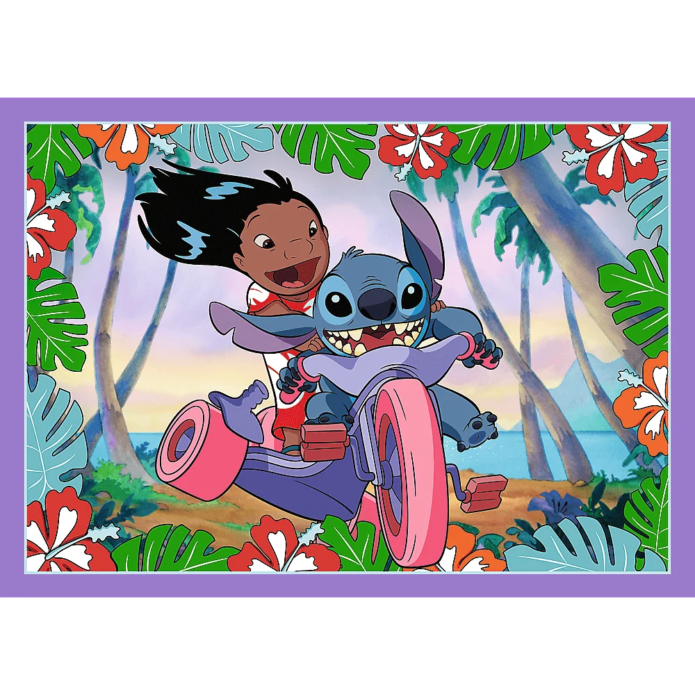 Stitch Disney Pussel 4in1 - 5