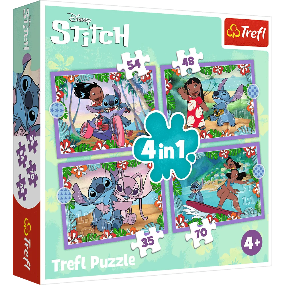 Stitch Disney Pussel 4in1