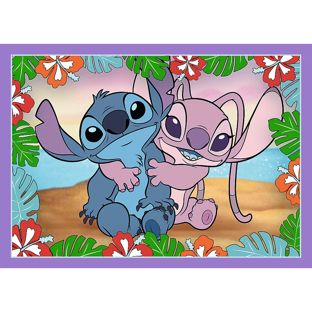 Stitch Disney Pussel 4in1 - 2