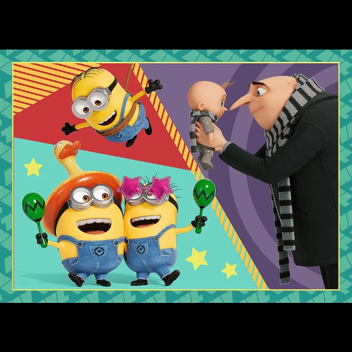 Minions Pussel 4in1 - 3