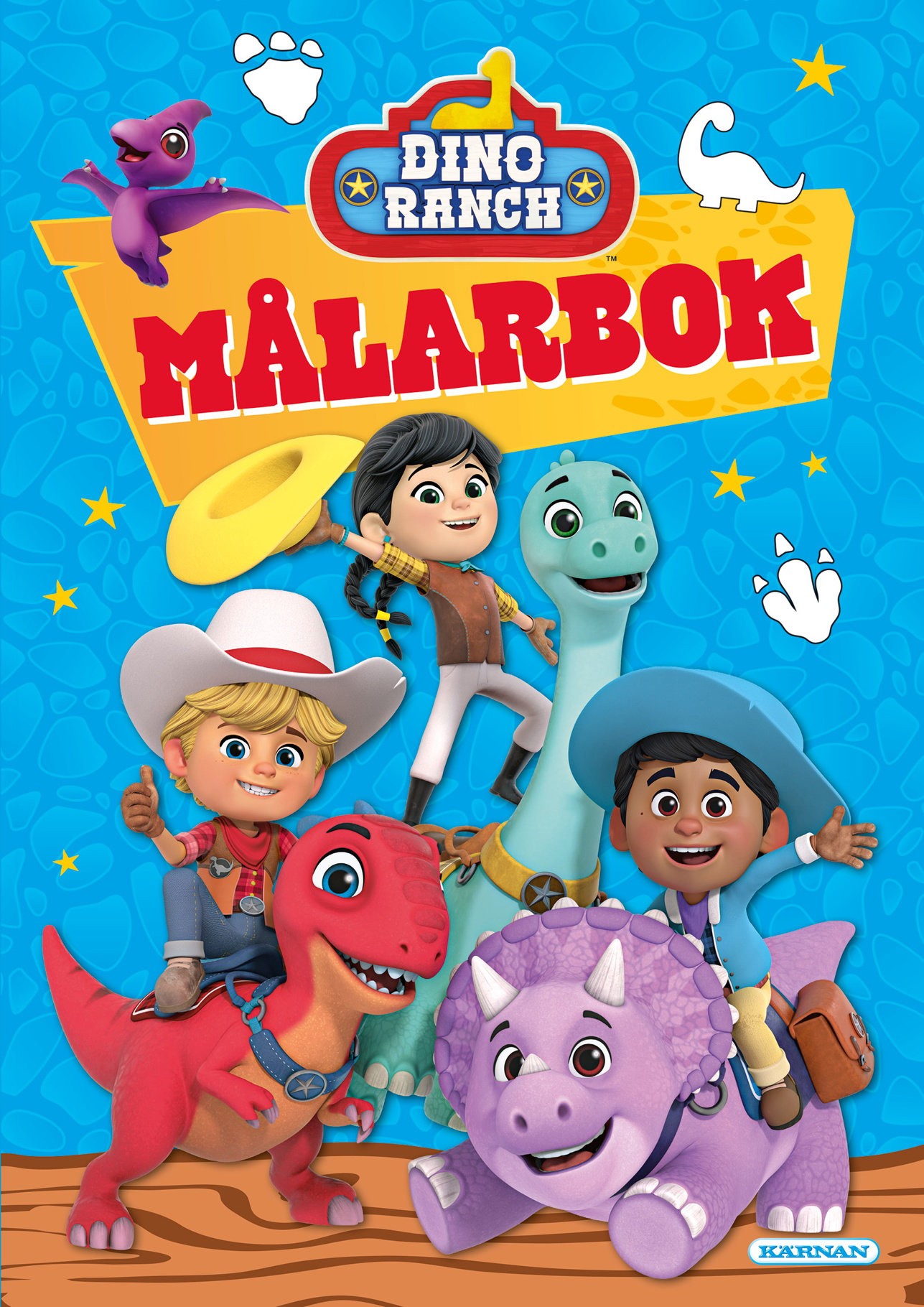 Målarbok Dino Ranch