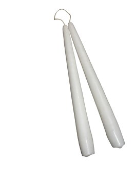 Antikljus Vit 25cm Matt Parljus