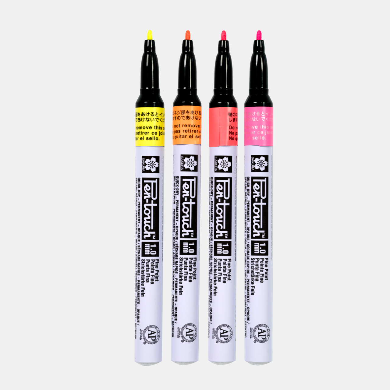 Pen-Touch Fine Fluorescent Set - 6