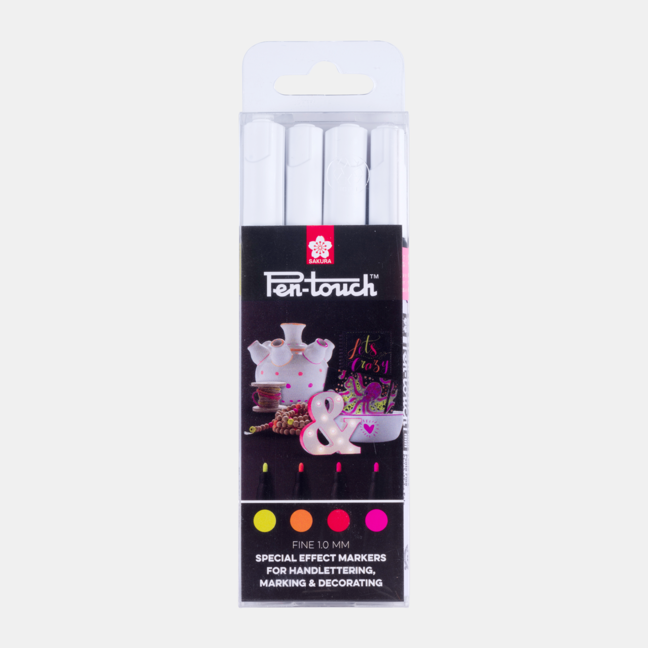 Pen-Touch Fine Fluorescent Set - 5