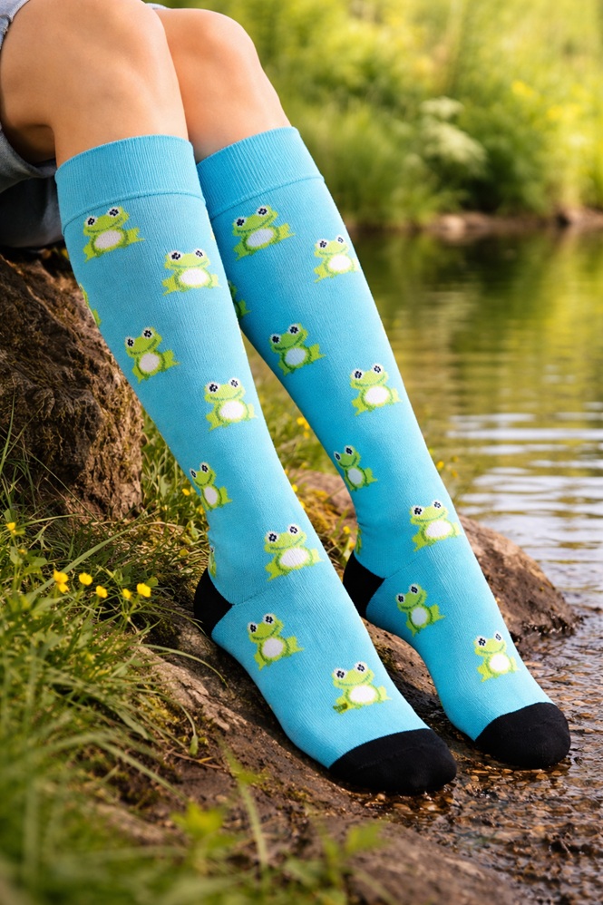 Sthlm Sock Co.  Support socks Frogs - 2