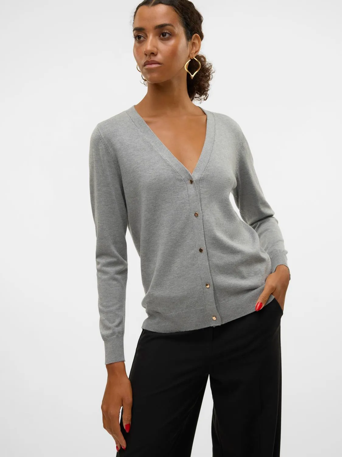 Vero Moda - Silje Cardigan Grå - 3