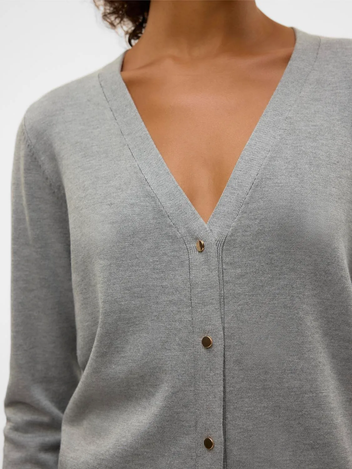 Vero Moda - Silje Cardigan Grå - 2