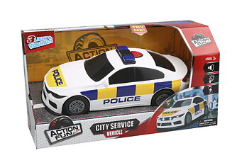 Action Fun Poliisiauto Kitkamoottorilla, valolla ja äänellä