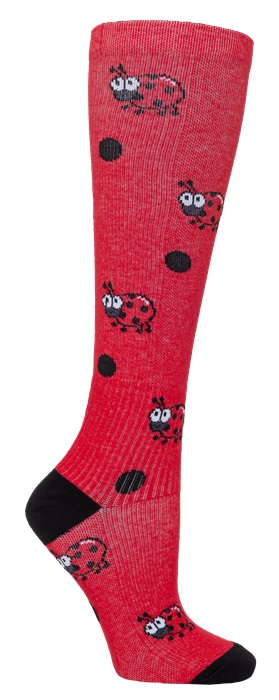 Sthlm Sock Co.  Support socks Ladybugs