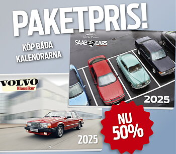PAKETPRIS - SAAB och VOLVO Kalender 2025 Nu HALVA PRISET!
