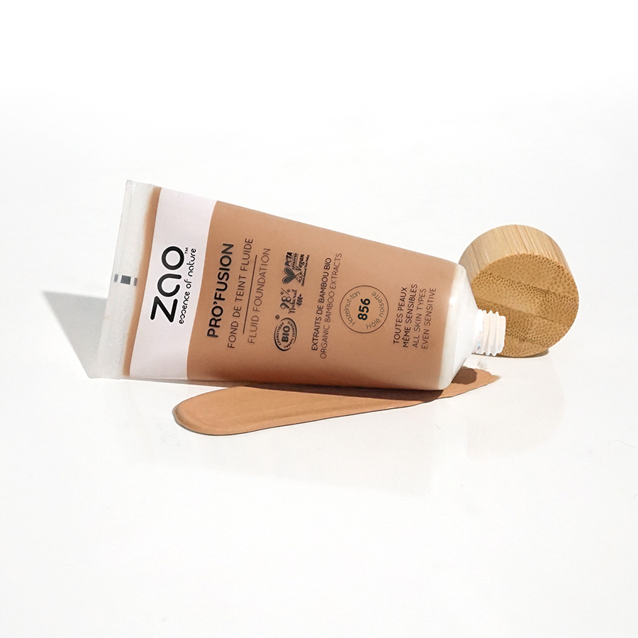 ZAO Pro'Fusion Fluid Foundation 856 Hazelnut-tan - 3