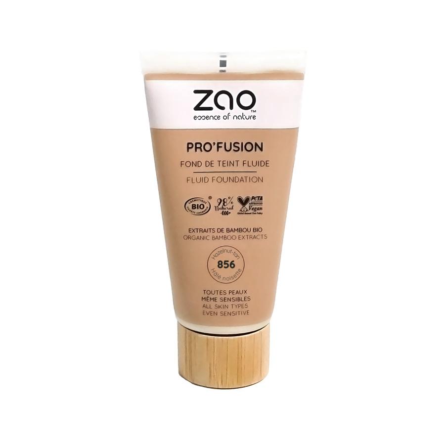 ZAO Pro'Fusion Fluid Foundation 856 Hazelnut-tan
