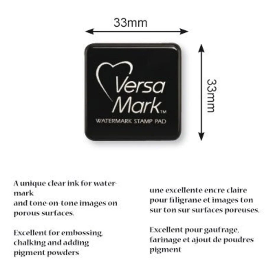 TSUKINEKO VersaMark Mini Stamp Pad Transparent - 2