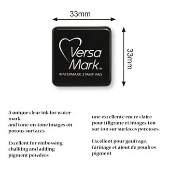 TSUKINEKO VersaMark Mini Stamp Pad Transparent