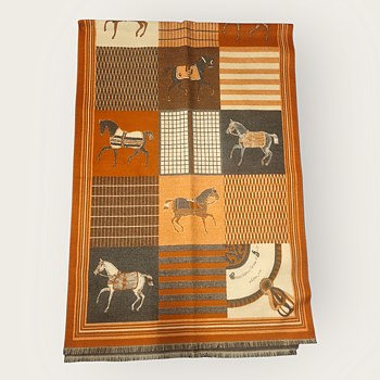 Soft Cashmere Horse Shawl