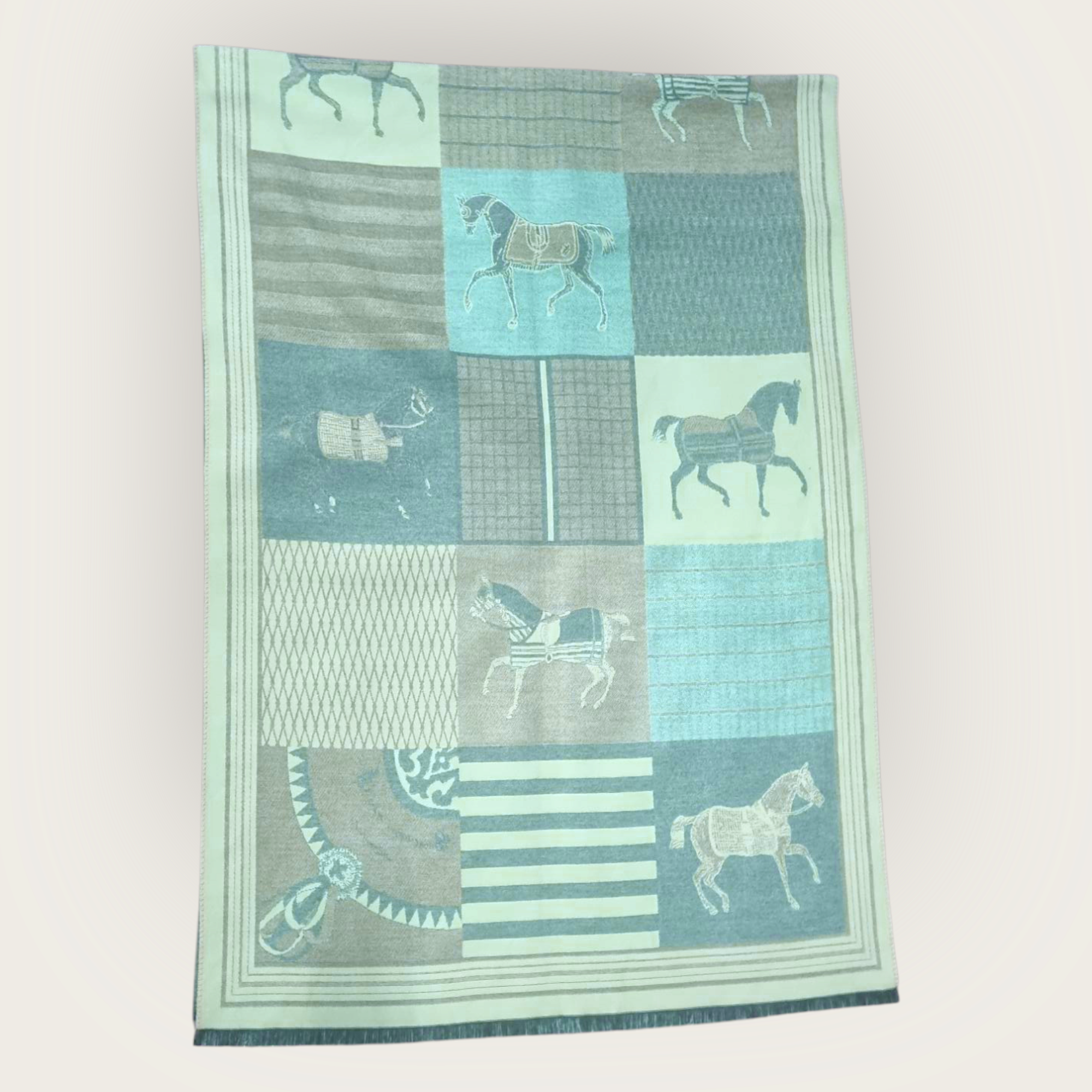 Soft Cashmere Horse Shawl - 4