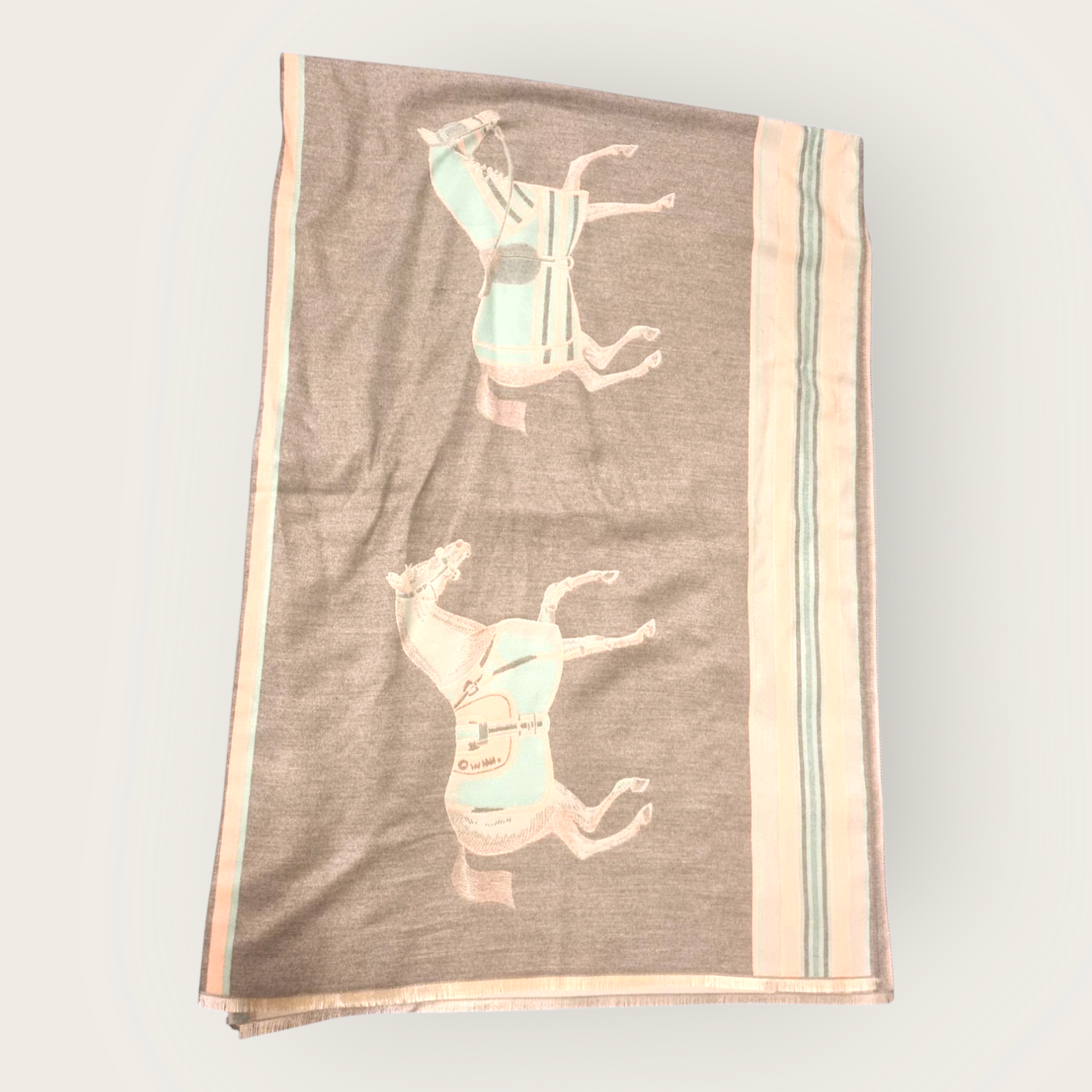 Soft Cashmere Horse Shawl - 3